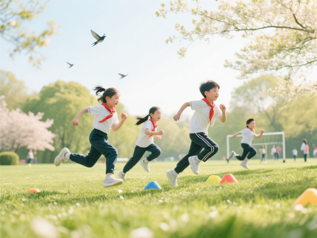 在春风拂面的季节里，走出教室，踏入大自然