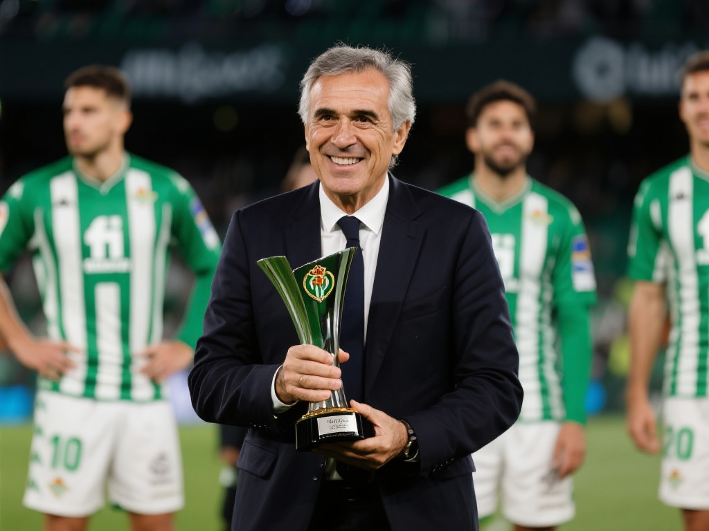 4战全胜！贝蒂斯主帅佩莱格里尼荣膺西甲3月最佳教练称号