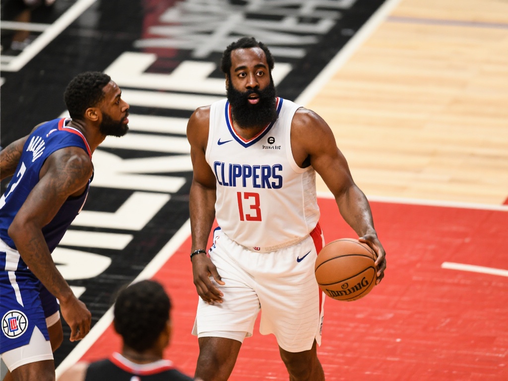 哈登20+5+7神勇发挥 快船客场力克魔术