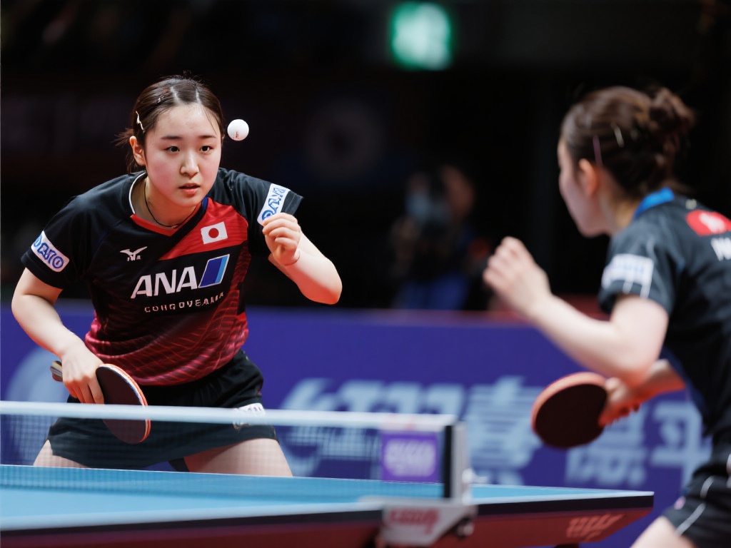 与张本智和形成鲜明对比的是，伊藤美诚在本