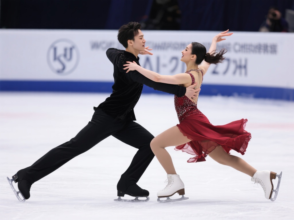 全球花样滑冰盛事：冰舞自由舞环节