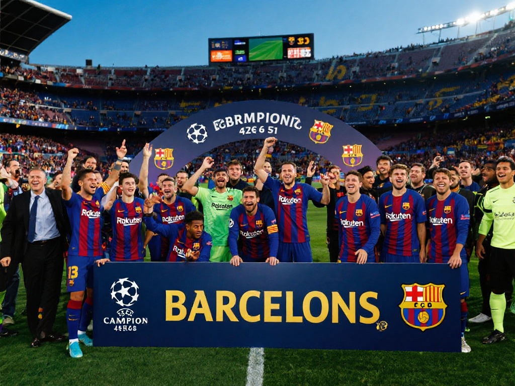 巴萨轻松晋级欧冠4强：豪取2200万收入再迎财富高潮